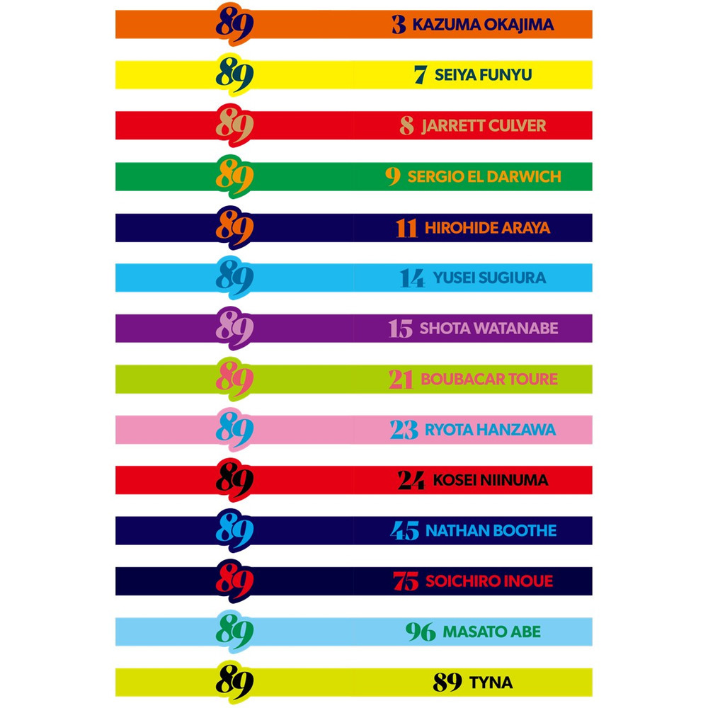 MyPLAYER ラバーバンド 2025-26 詳細画像 1カラー 2